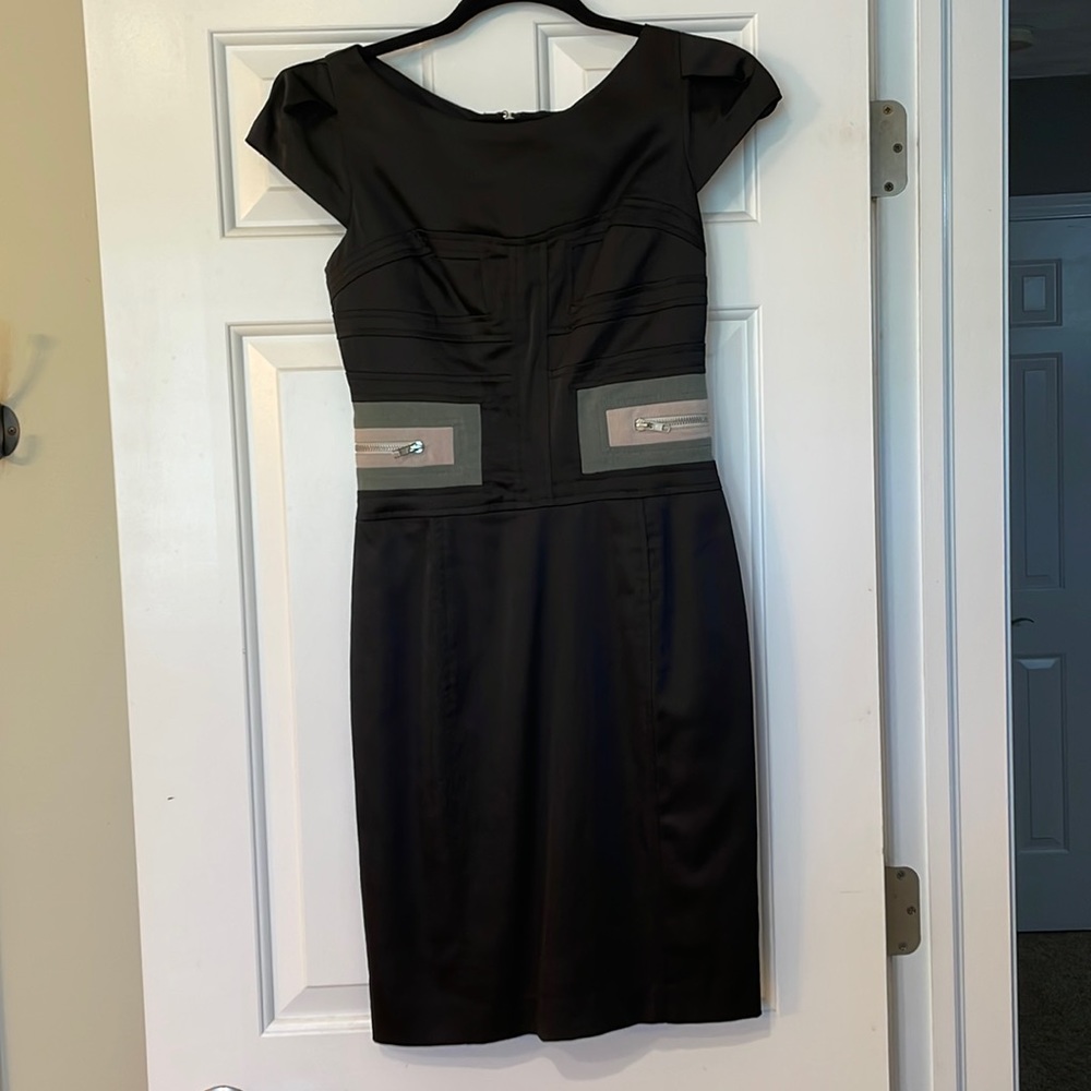 Black Cap Sleeve Dress